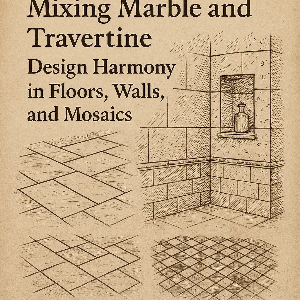 Mixing Marble and Travertine: Design Harmony in Floors, Walls, and Mosaics
