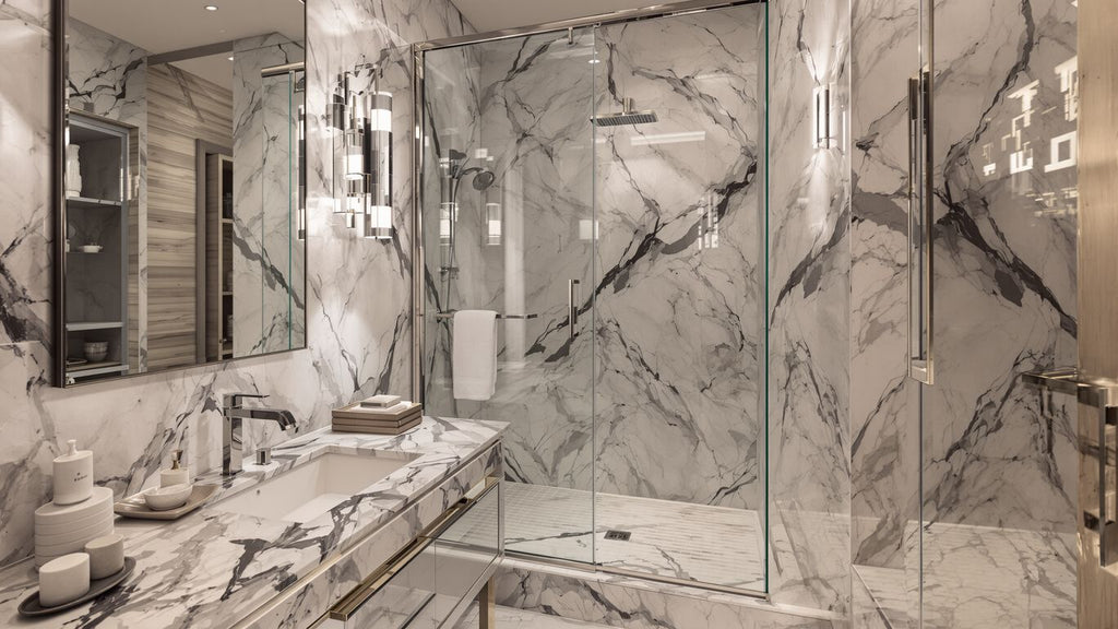 Marble-Effect Bathrooms: Achieve Luxury Without the High Cost