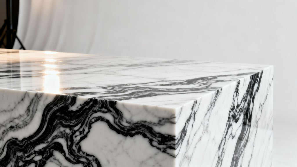 The Allure of Black Dramatic Vein Italian Marble: Arabescato's Timeless Elegance