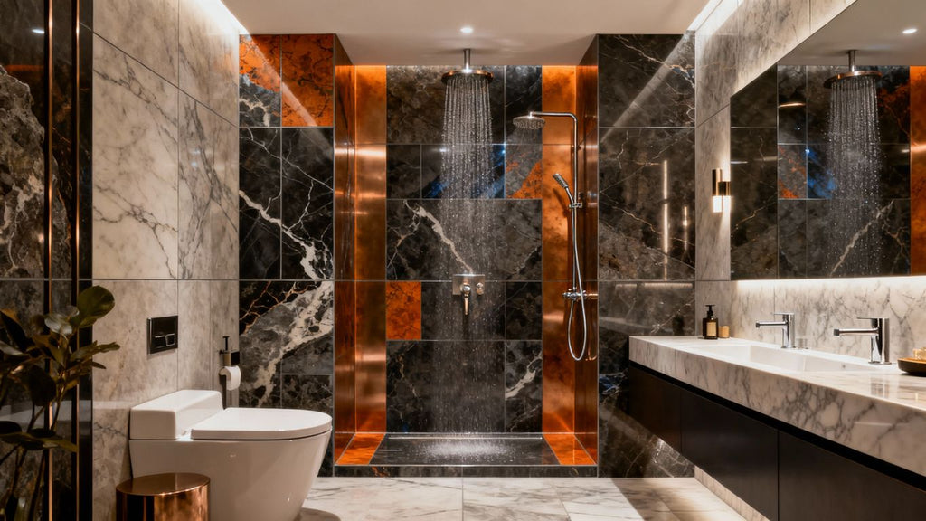 Transform Your Bathroom: The Rise of Tile Drenching, Accent Walls, and Unique Material Pairings