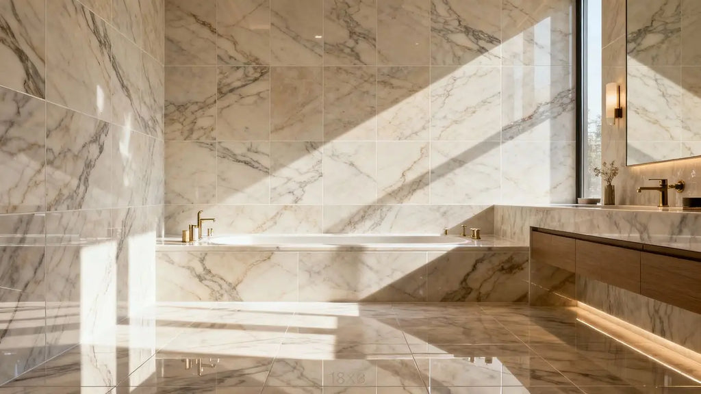 Transform Your Space with Stunning 18x18 Marble Tile
