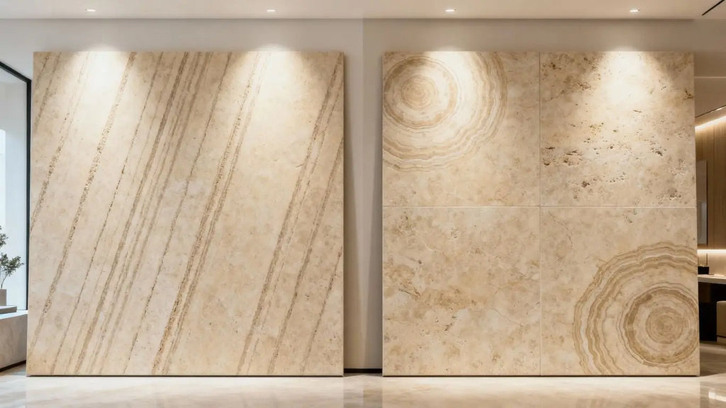 Vein-Cut vs. Cross-Cut Travertine: Which Look Fits Your Space?