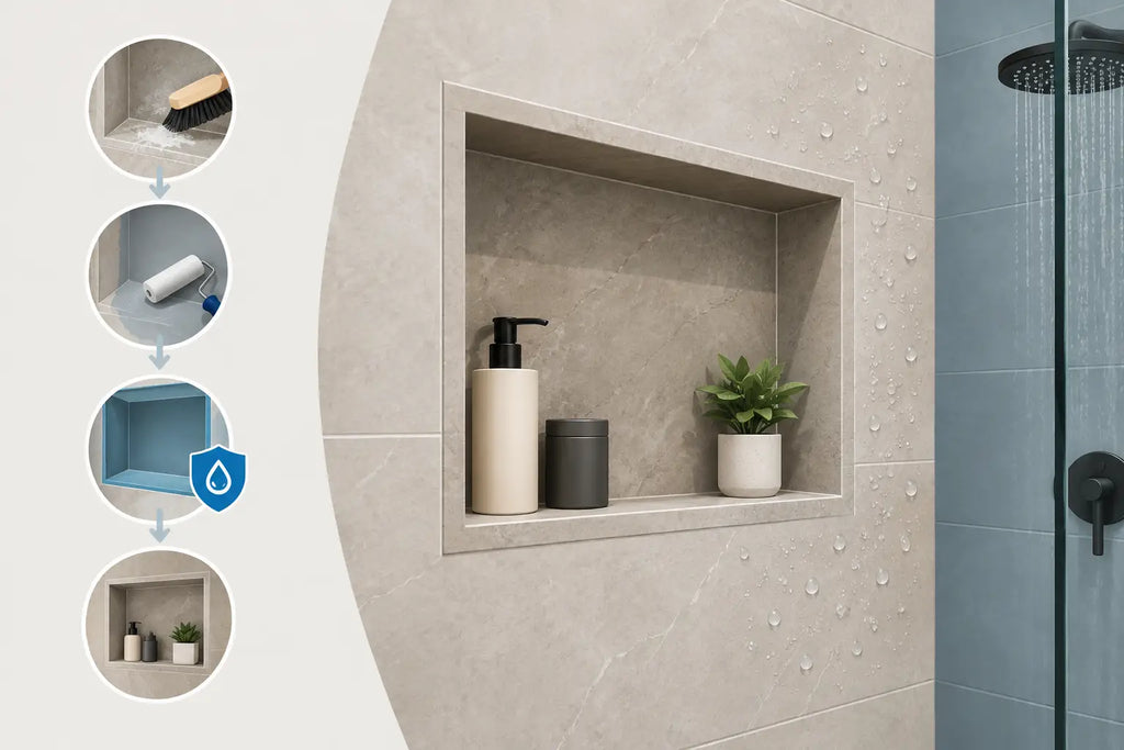 How to Waterproof Stone Niche for a Lasting Shower