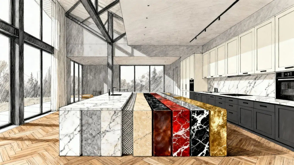 10 best marble for countertops for timeless kitchen design