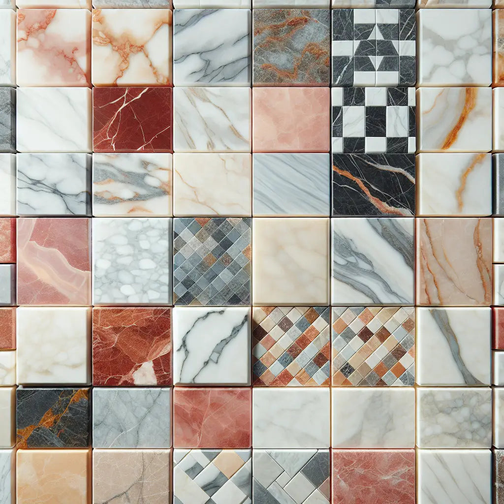 10 Stunning Ways to Use Checkerboard Bardiglio - Rojo Alicante 3X3 Tumbled