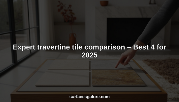 Expert travertine tile comparison – Best 4 for 2025
