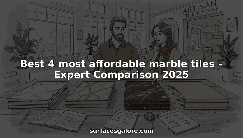 Best 4 most affordable marble tiles – Expert Comparison 2025