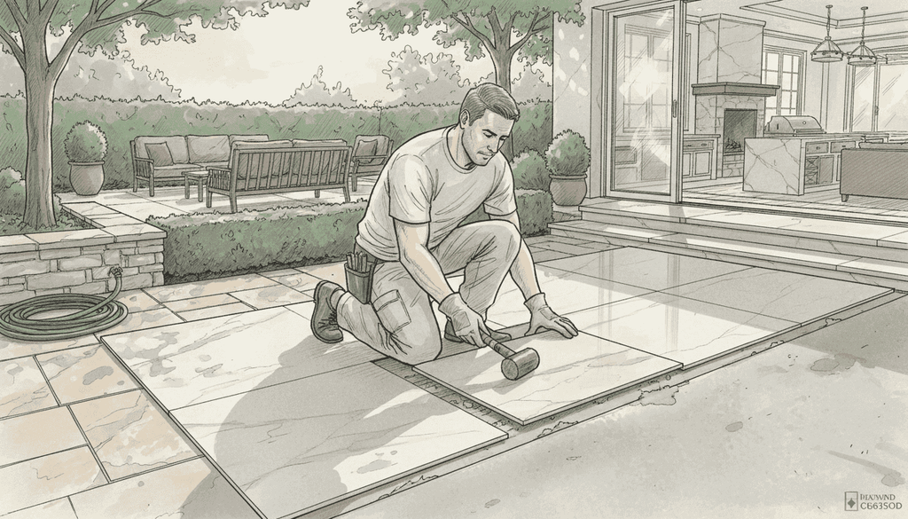 Master the Outdoor Marble Tiling Process for Luxury Spaces