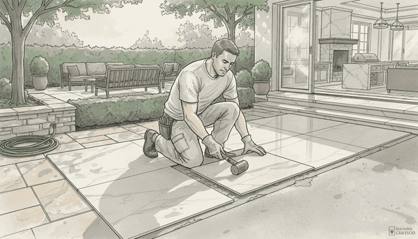 Master the Outdoor Marble Tiling Process for Luxury Spaces