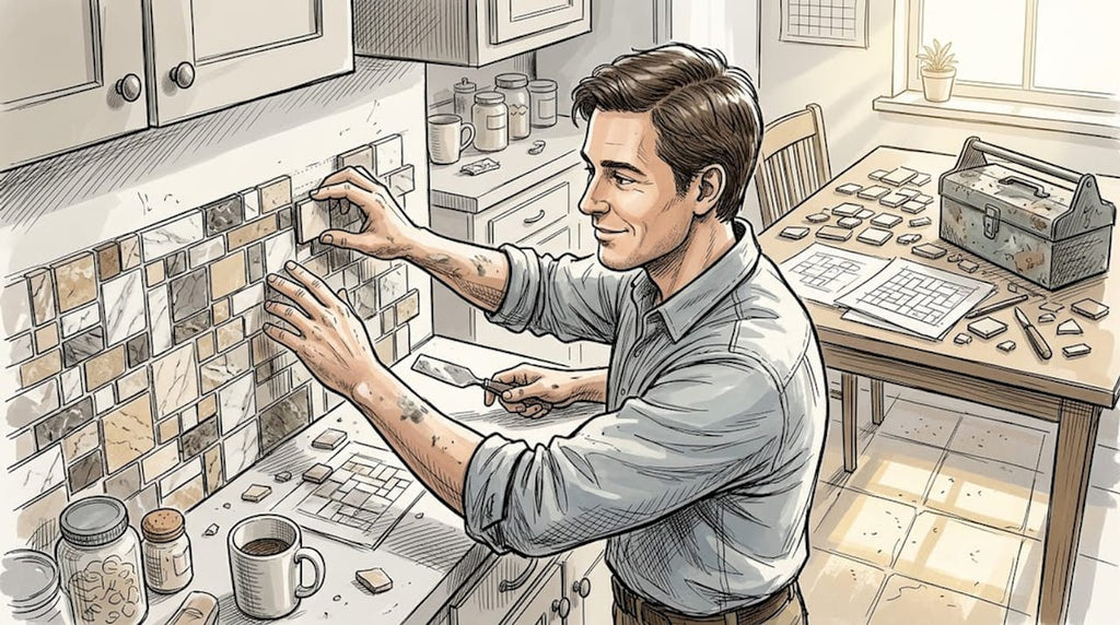 Hand-Cut Mosaic for Custom Kitchen and Bath Designs