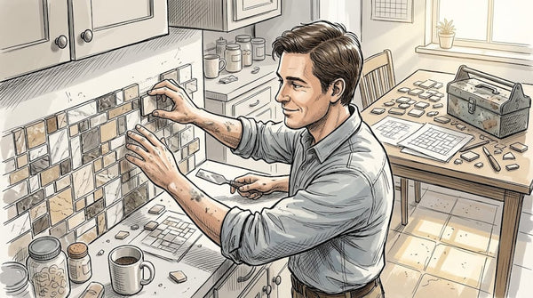 Hand-Cut Mosaic for Custom Kitchen and Bath Designs