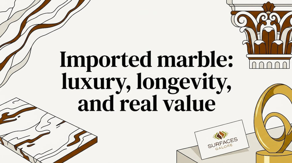 Imported marble: luxury, longevity, and real value