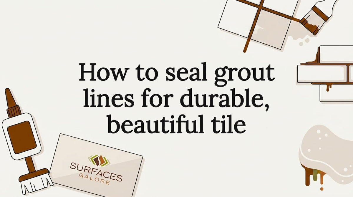 How to seal grout lines for durable, beautiful tile– SurfacesGalore
