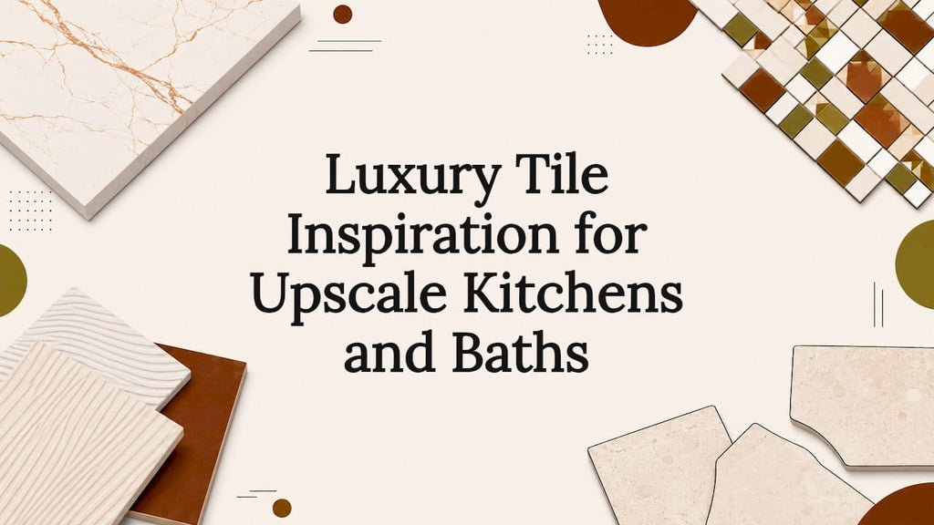 Luxury Tile Inspiration for Upscale Kitchens and Baths