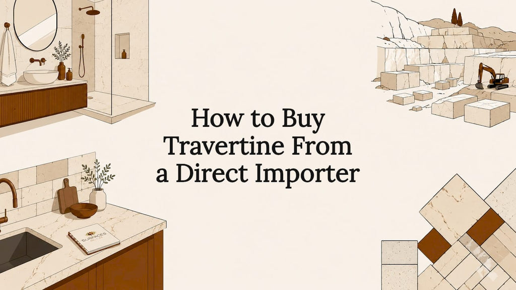 How to Buy Travertine From a Direct Importer