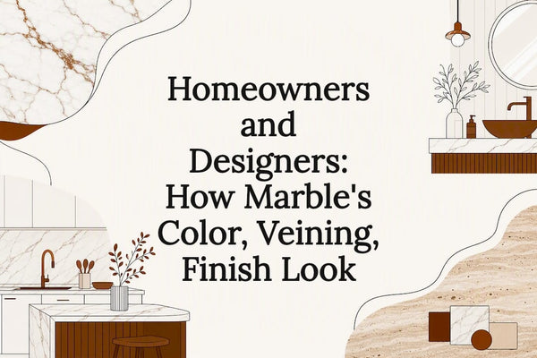 Homeowners and Designers: How Marble's Color, Veining, Finish Look