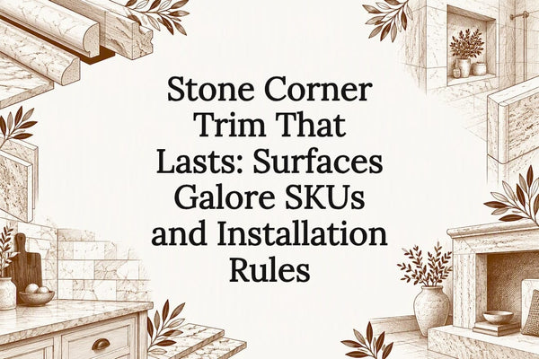Stone Corner Trim That Lasts: Surfaces Galore SKUs and Installation Rules