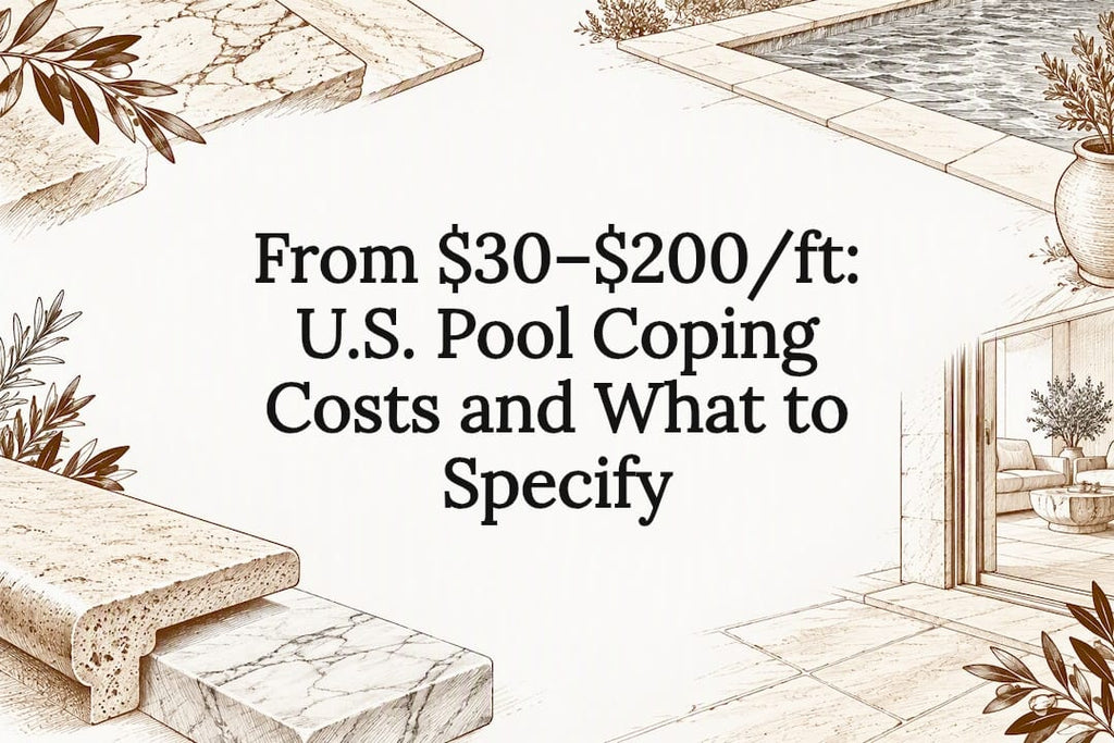 From $30–$200/ft: U.S. Pool Coping Costs and What to Specify