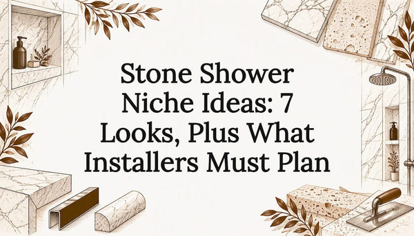 Stone Shower Niche Ideas: 7 Looks, Plus What Installers Must Plan