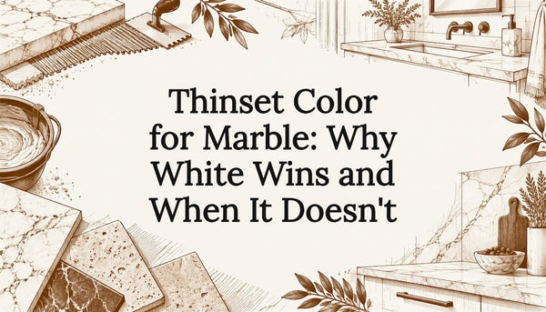 Thinset Color for Marble: Why White Wins and When It Doesn't