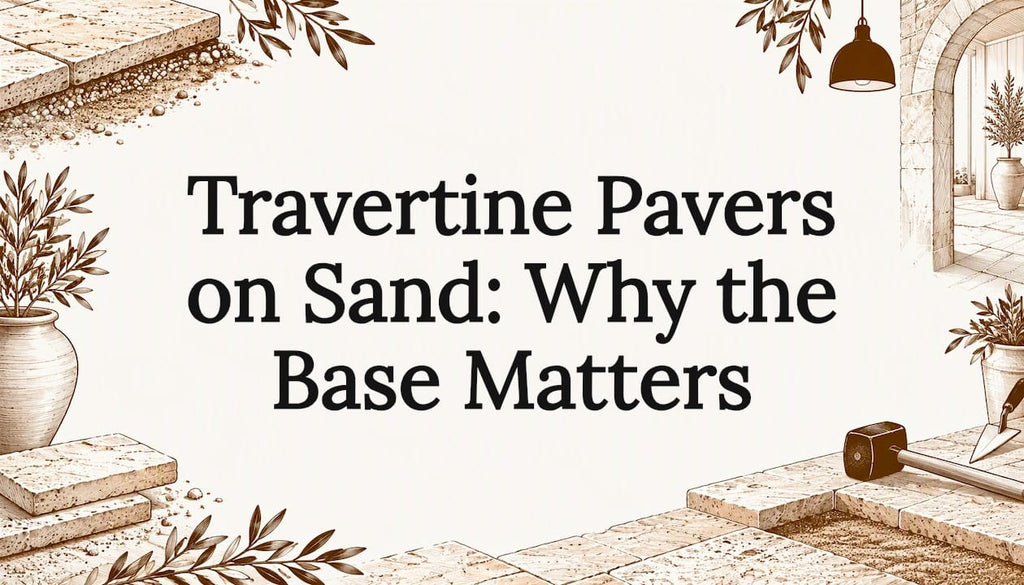 Travertine Pavers on Sand: Why the Base Matters