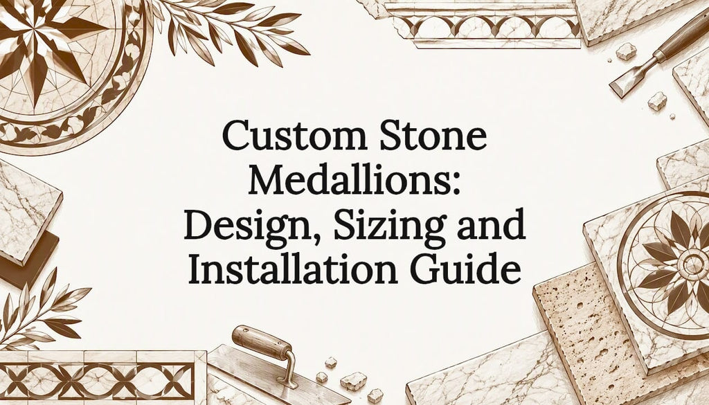 Custom Stone Medallions: Design, Sizing and Installation Guide