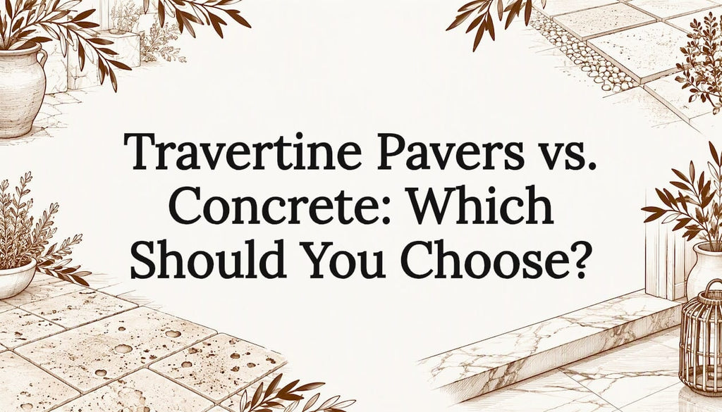 Travertine Pavers vs. Concrete: Which Should You Choose?