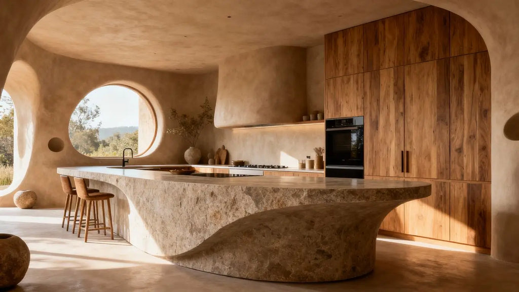 2025 Kitchen Design: Embrace Warmth, Curves, and Earthy Tones