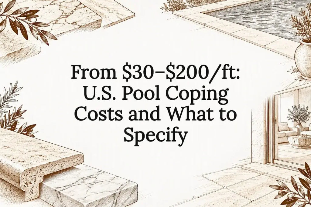 From $30–$200/ft: U.S. Pool Coping Costs and What to Specify