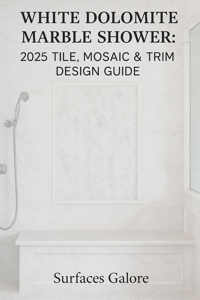 White Dolomite Marble in 2025: Crafting Serene Bathroom Showers with Tiles, Mosaics, Borders &amp; Moldings