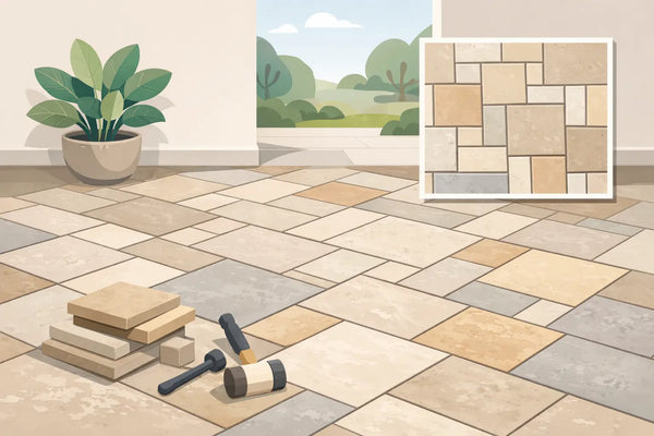 Versailles Pattern Layouts for Natural Stone Floors