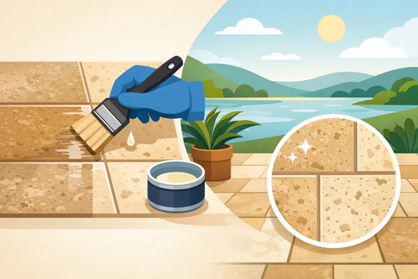 How to Seal Travertine Tile Without Hiding Its Beauty