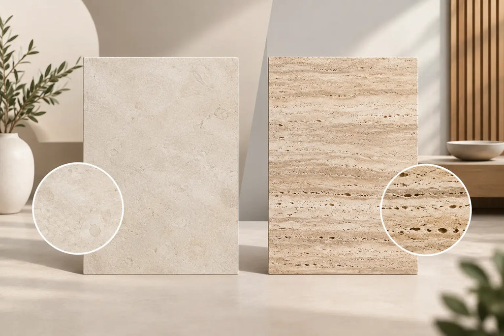 Limestone Travertine Comparison for Your Space