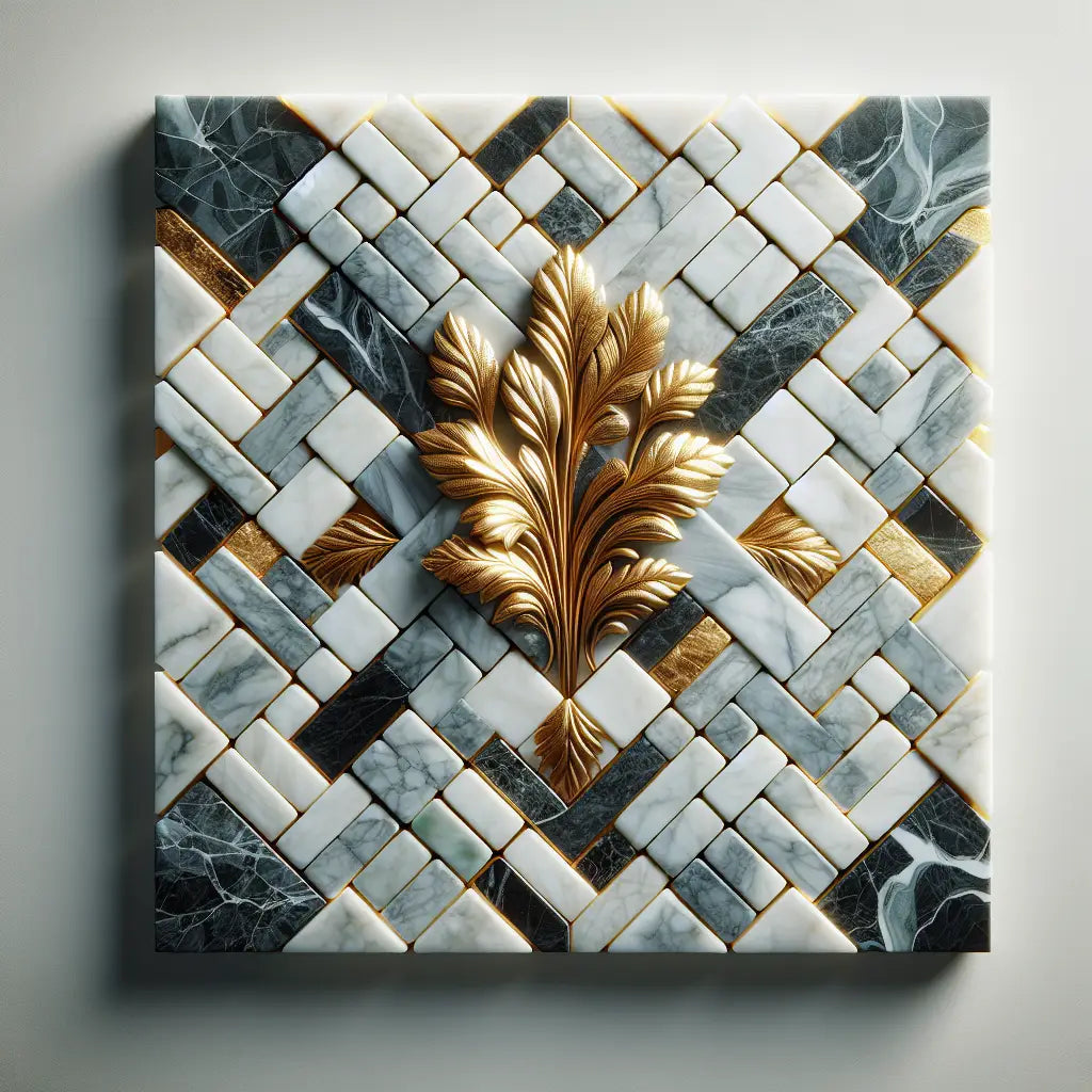 7 Best Calacatta Gold Basketweave Mosaics for Luxurious Spaces