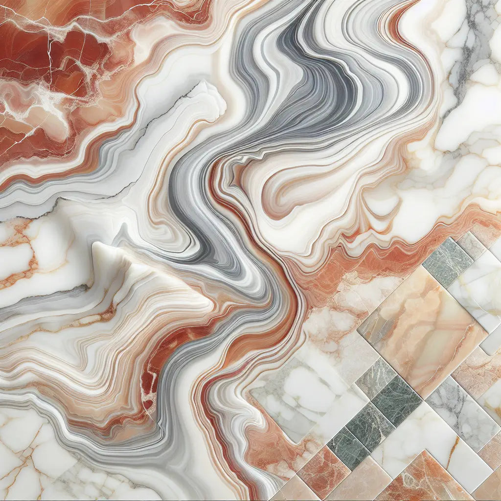 7 Stunning Uses for White Onyx Vein-Cut 12X12 Marble Polished