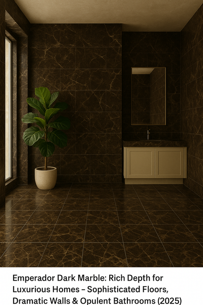 Emperador Dark Marble: Rich Depth for Luxurious Homes – Sophisticated Floors, Dramatic Walls & Opulent Bathrooms