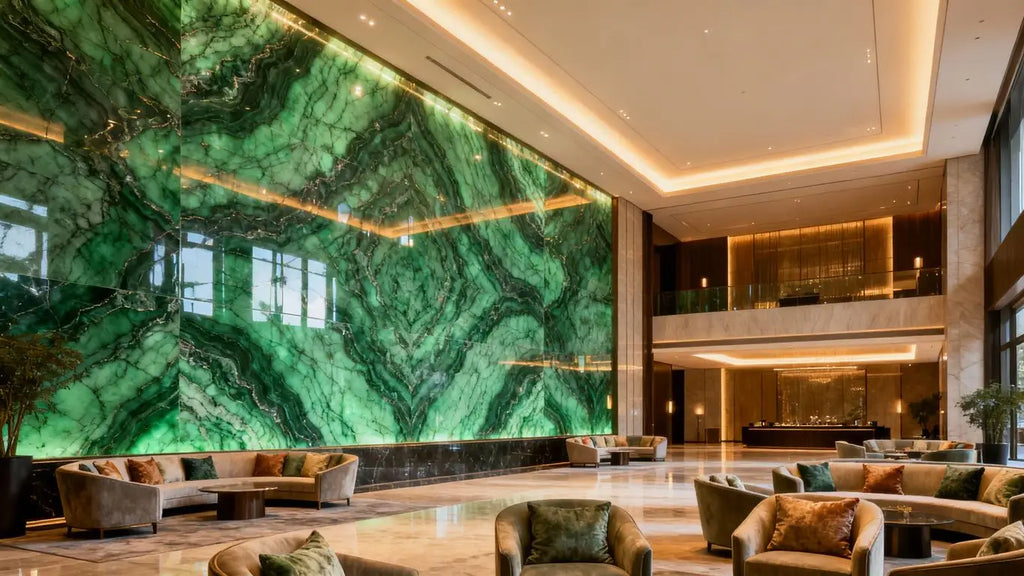 André Fu's Redesign of Dusit Thani Bangkok Unveils a Jade Green Marble Masterpiece