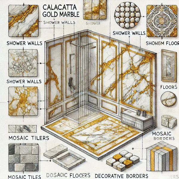 The Ultimate Guide to Calacatta Gold Marble – Luxury, Elegance, and Timeless Beauty