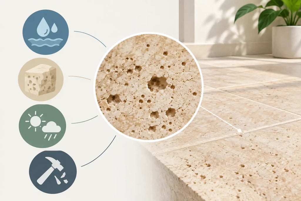 What Causes Travertine Tile Holes? A Clear Answer