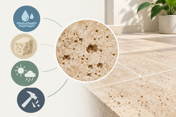 What Causes Travertine Tile Holes? A Clear Answer
