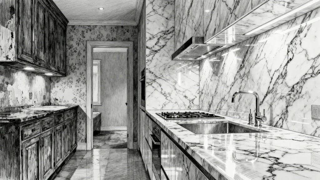 Before & After: Real Marble Transformations Showcasing Stunning Customer Projects