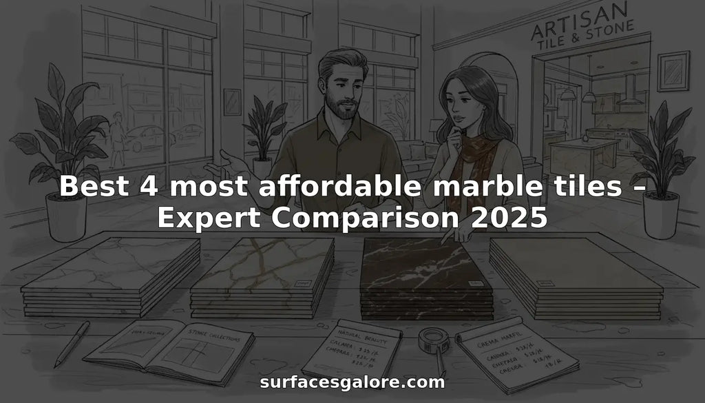 Best 4 most affordable marble tiles – Expert Comparison 2025