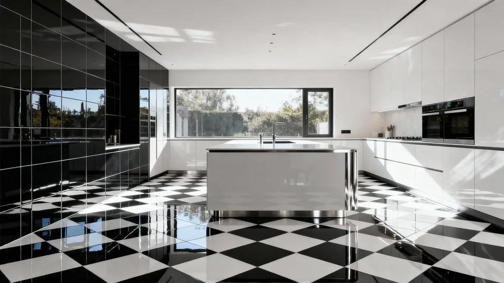 Beyond Black and White: Checkerboard Flooring Gets a 2025 Makeover