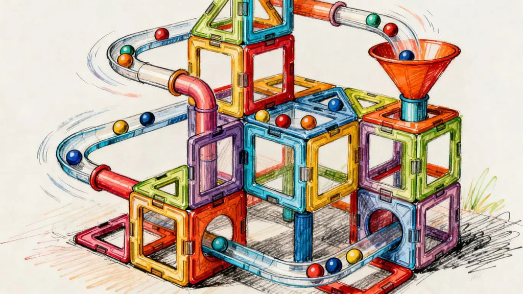 Build Epic Structures with Magnetic Tile Marble Run: Creative Fun for All Ages