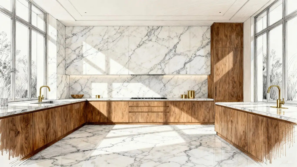 Where to buy Carrara marble tile for timeless luxury interiors