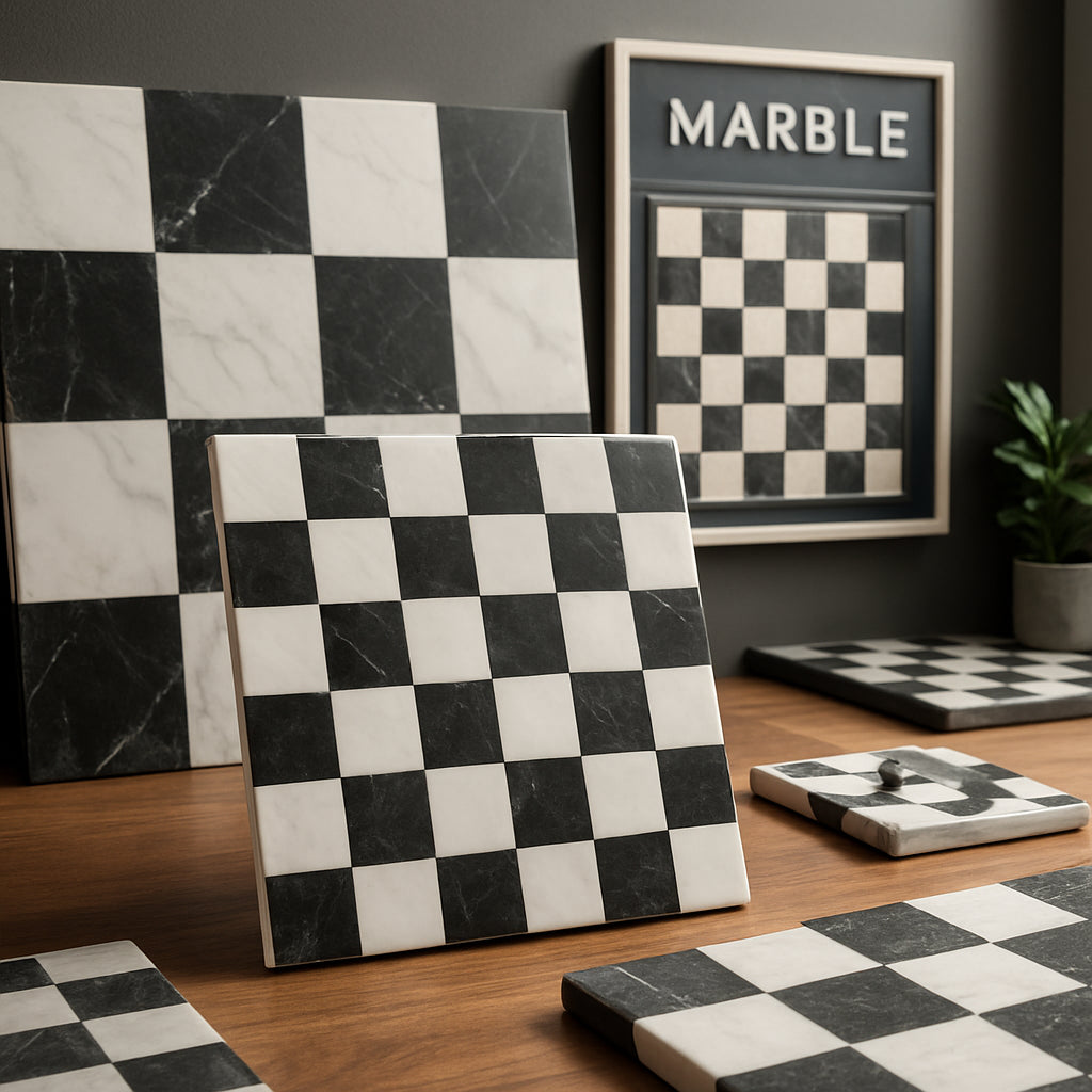 Surfaces Galore Custom Checkerboard Marble Story