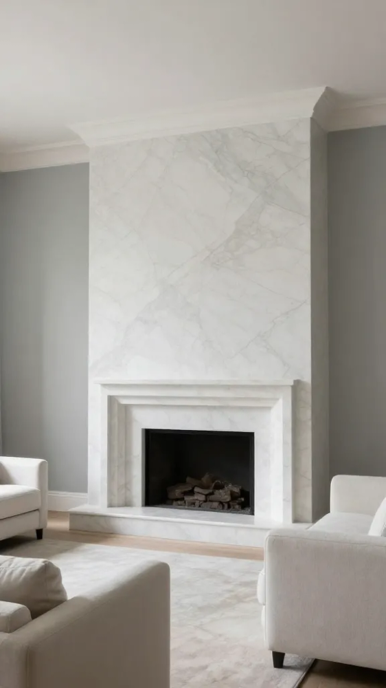 Thassos white marble is famous for its pure color and bright finish.