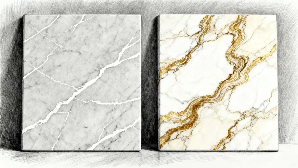 Carrara vs Calacatta Gold Marble: Is the Premium Price Tag Justified?