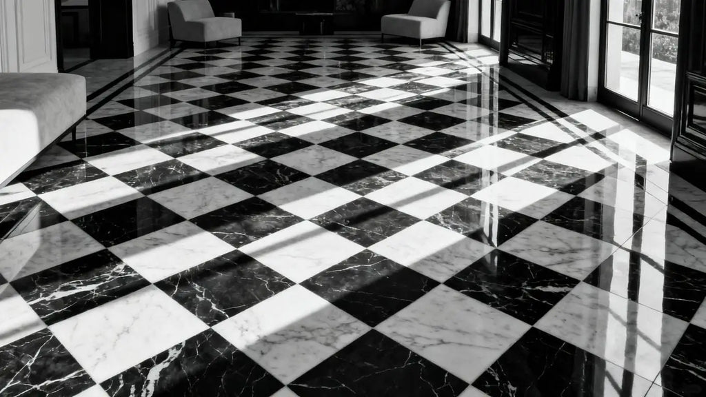 Checkerboard Floors Make a Bold Return—From Marble Statements to Budget-Friendly Updates