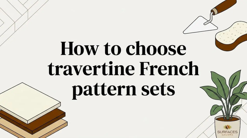 How to choose travertine French pattern sets